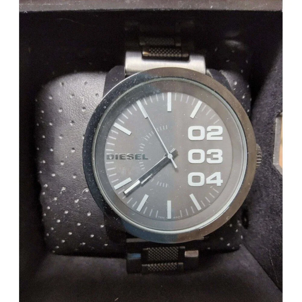 Diesel Quartz Watch/Analog/--/Blk/Slv/Dz-1370